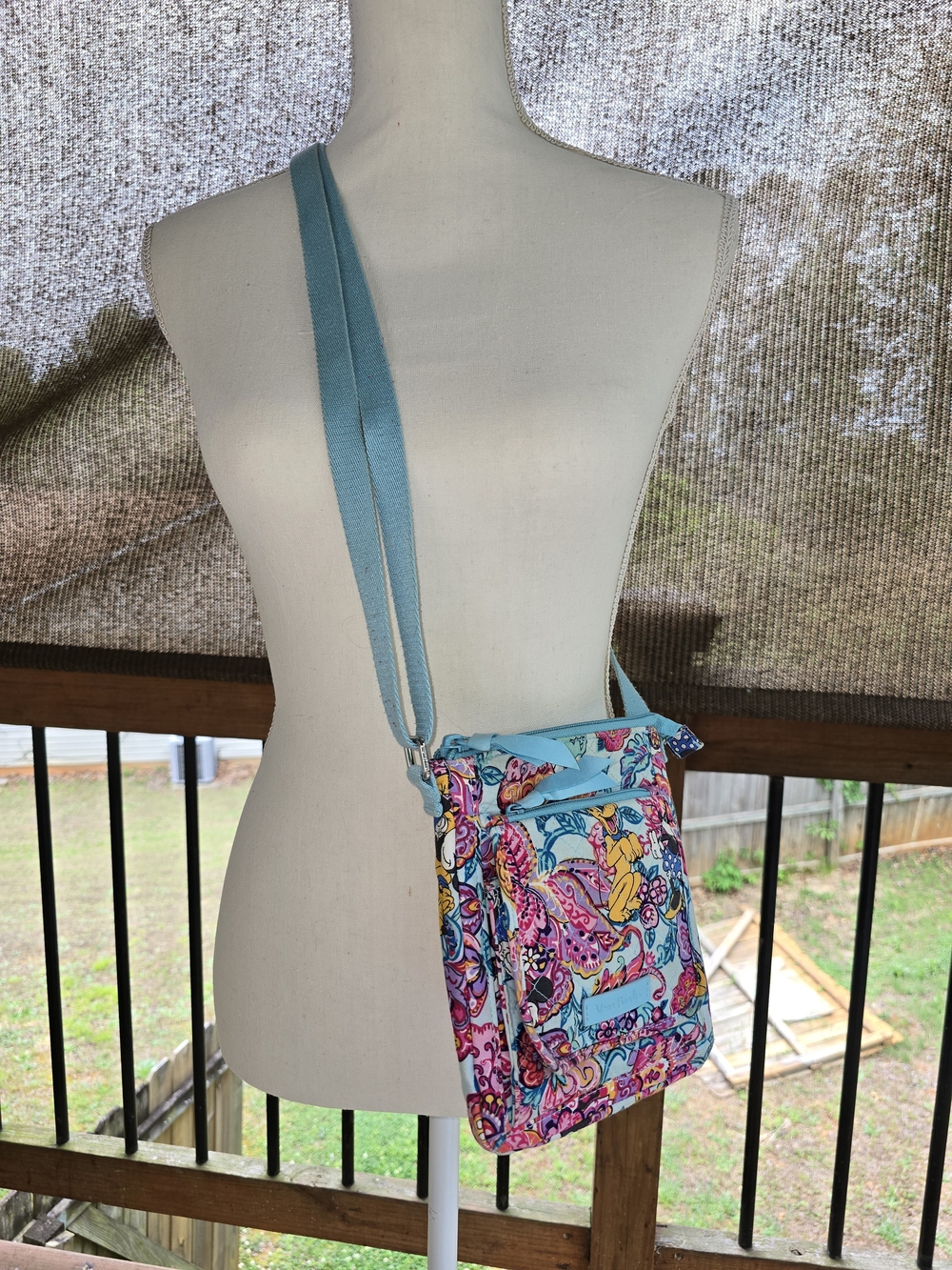 Vera Bradley Disney Mickey Floral Crossbody